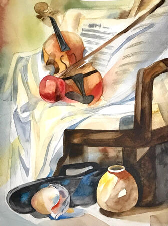 Still Life - Violin